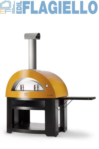 Forno a Legna da Esterno Alfa Forni Allegro Giallo/Rosso | eBay