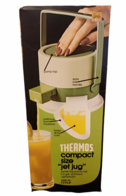 Vintage Thermos Compact Size Pump Top Picnic Jet Jug 7771-P New Never Used