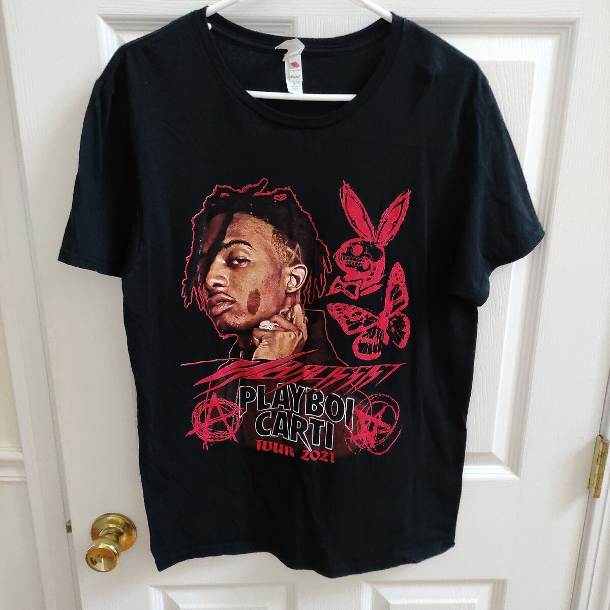 Playboi Carti narcissist king vamp 2021 tour T shirt size M Playboi Carti narcissist king vamp 2021 tour T shirt size M