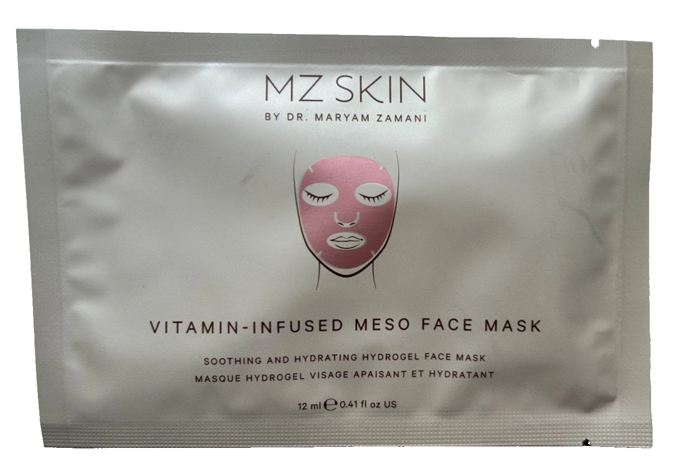 MZ Skin Vitamin-Infused Meso Face Mask 12ml Soothing & Hydrating Hydrogel NEW