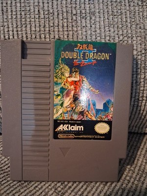 Double Dragon 2 The Revenge Nintendo NES Torn Label