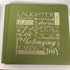 Creative Memories 12x12 Album Green w/ Page Protectors
