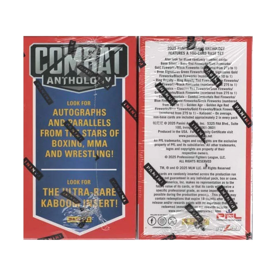 2025 Panini Combat Anthology 24Ct. Blaster Box | Factory Sealed - Image 3 of 4