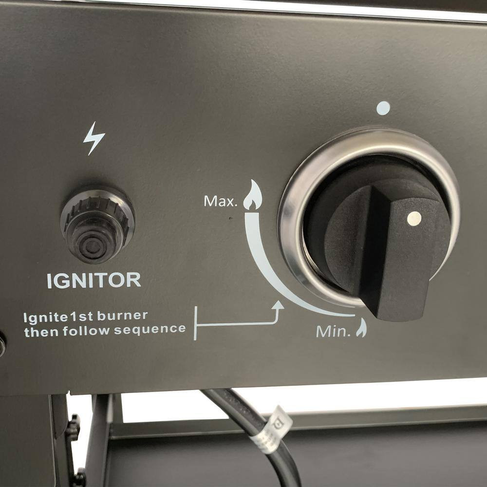 4 Burner Liquid Propane Flat Top Griddle