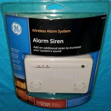 GE Wireless Alarm Siren for Security System 45136 | Choice Alert NEW FREE SHIPPN