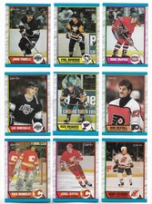 1989-90 OPC Hockey:Lot of 9 different