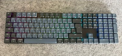 Keychron K5 Pro Mechanische RGB Tastatur, Deutsches ISO Layout, Red Switches