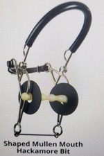 Happy Mouth Mullen Mouth Hackamore Angielski bit jeździecki, zobacz zdjęcia