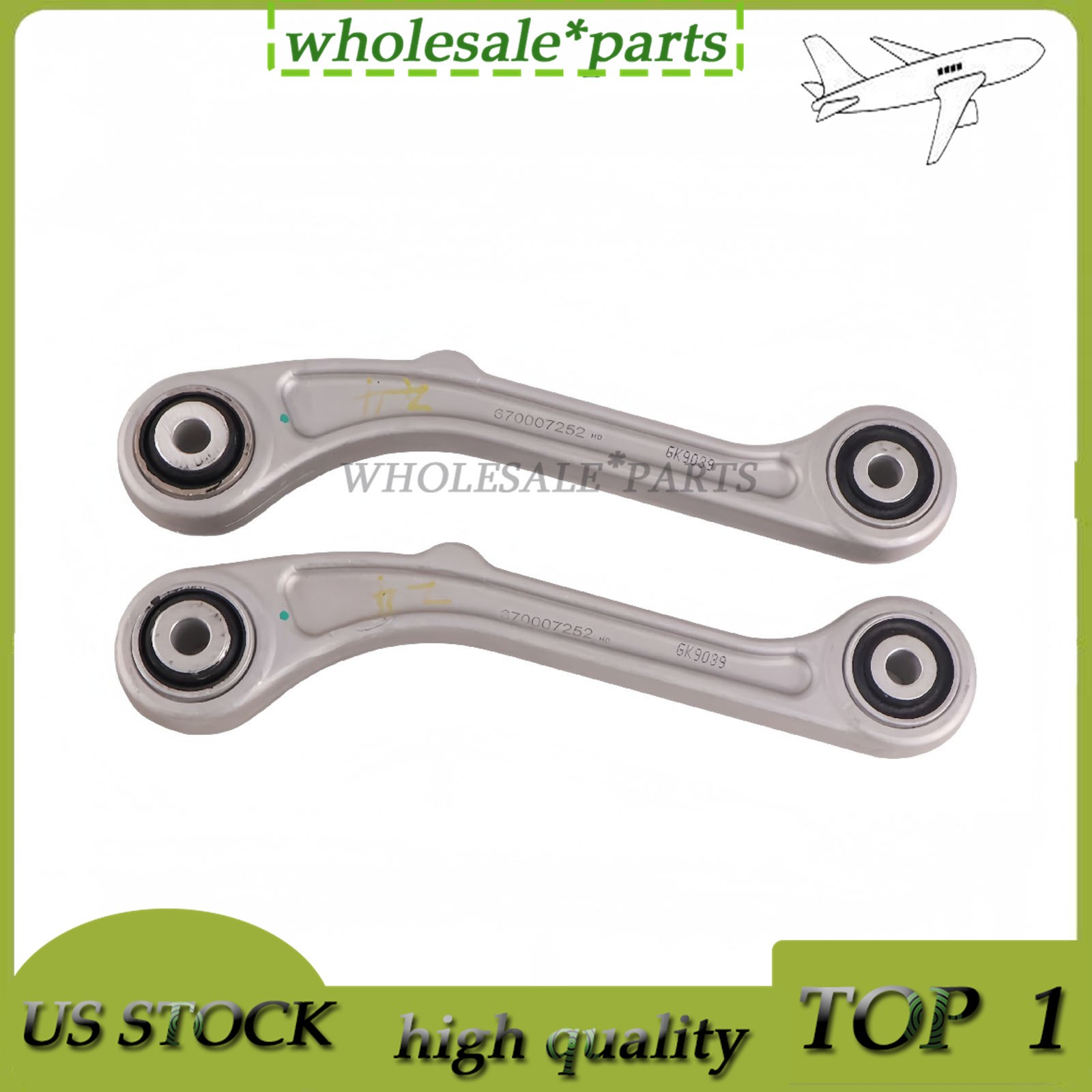 Fits Maserati Ghibli Quattroporte 14+ 2X Rear Upper/Lower Control Arms 670007252