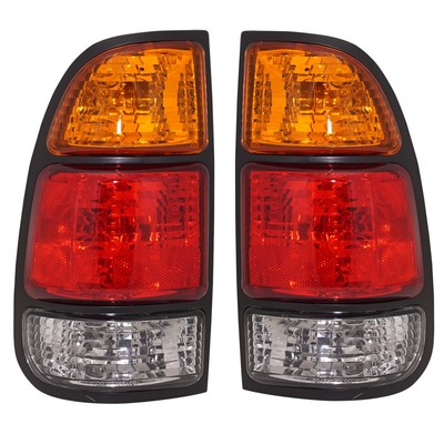 Tail Light Lamp Assembly Set For 00-06 Toyota Tundra LH & RH with Bulb Fleetside