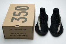 adidas Yeezy Boost 350 V2 Black White Non-Reflective Mens Sneaker