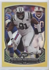 2014 Bowman Gold Foil 55/75 Sheldon Richardson #33 0it8
