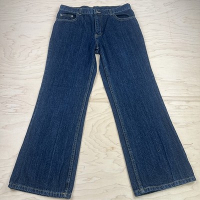 Faded Glory Dark Wash Blue Denim Jeans 16H