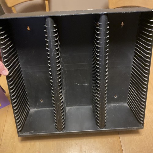 Laserline Vintage CD Storage Wall Mount Rack Holds 90