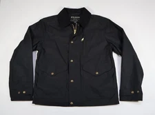 FILSON SHORT COVER CLOTH MILE MARKER JACKET SZ-M BLACK NEW COAT