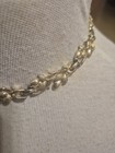 Vintage Coro Goldtone Acorn Choker Necklace Signed  — photo 4