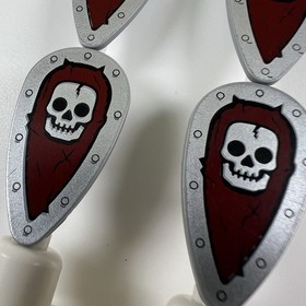 LEGO Fantasy Era Castle Troll Shields Lot of 6 Authentic Parts