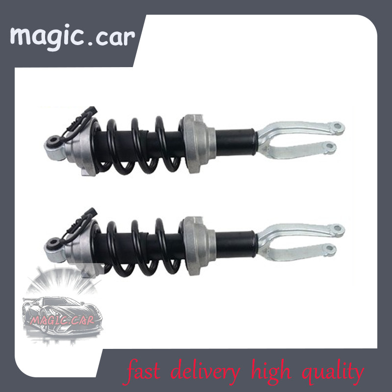 Pair Front Shock Absorber Struts w/Magnetic For Audi R8 2016-21 4S0412019S 5.2L