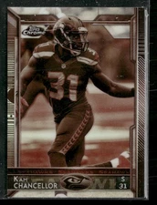 2015 Topps Chrome Mini #37 Kam Chancellor Sepia Refractors