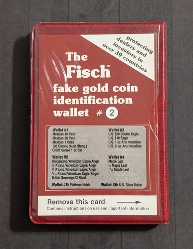 Fisch Coin Identification Wallet #2 - Krugerrand / American Eagle / Angel / Rand