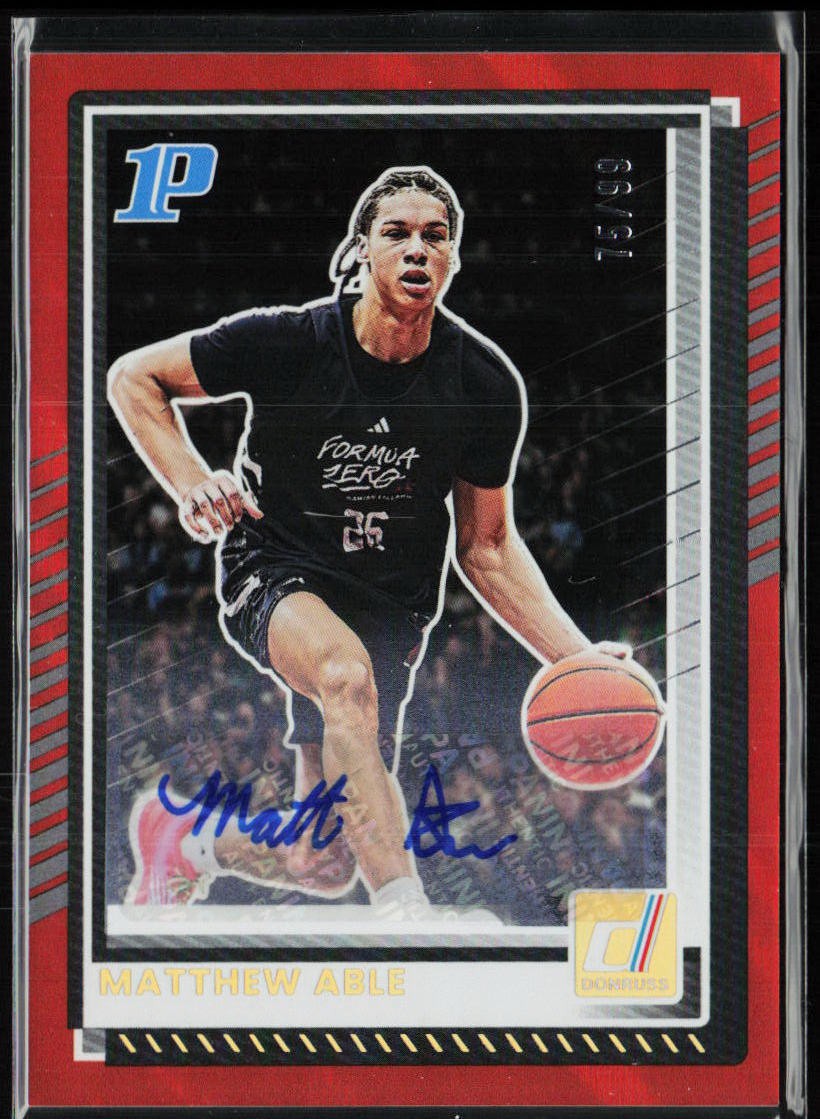Panini Donruss Optic Matthew Able Rated Rookie Auto #81 /99