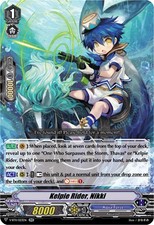 Vanguard TCG card V-BT11/023EN RR Kelpie Rider, Nikki Storm of the Blue Cavalry