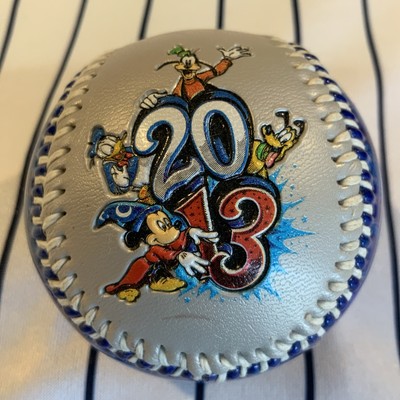 Walt Disney World 2013 Blue Silver Mickey Mouse souvenir baseball