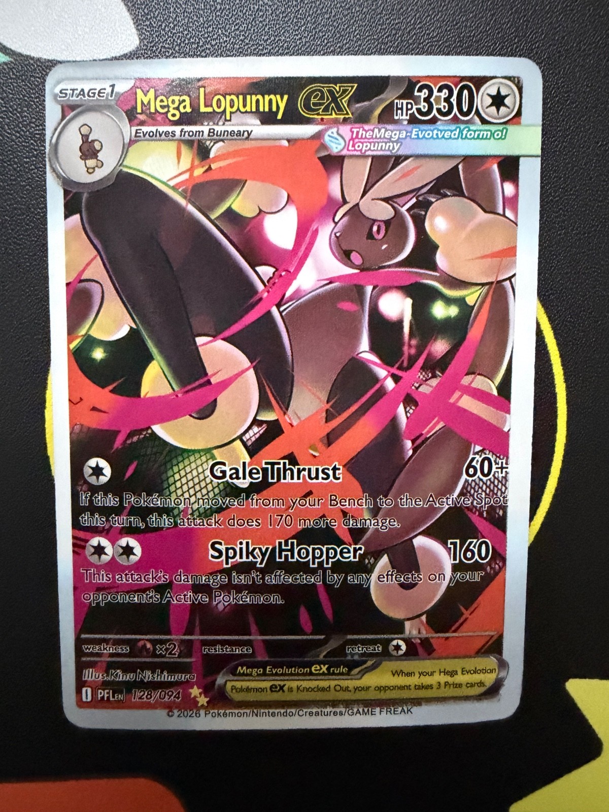 mega lopunny ex 128/094