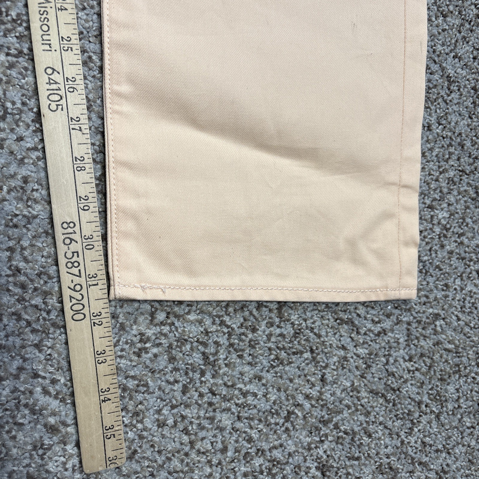 Levi's 501 Jeans Size 42x32 Peach Shrink-To-Fit Denim Fits 42 X 31.5 NEW - View 15