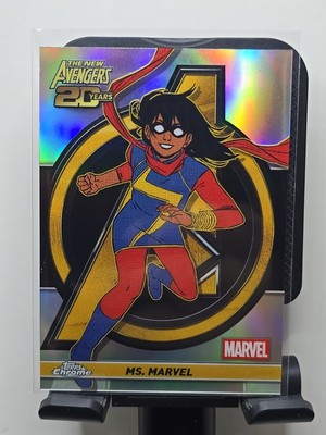 2025 Topps Chrome Marvel Ms. Marvel New Avengers Anniversary #AV-8