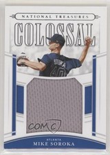 2020 Panini National Treasures Colossal Materials 48/99 Michael Soroka Mike 0g27