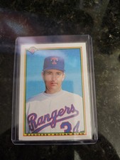 Topps 1990 Bowman Series Nolan Ryan #486 Texas Rangers Baseball Card