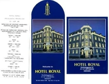 Hotel Royal Brochure and Postcard Goteborg Sweden 1990's