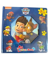 Paw Patrol My First Puzzle Book Phidal 5 Puzzles Kids Board Book EUC