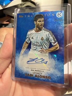 Xabi Alonso 2022 Topps Inception UEFA Legacy Autograph Auto Blue /49 Real Madrid