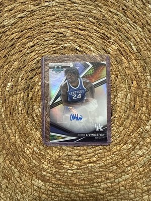 2022-23 Bowman University Best Best of 2022-23 Autogramme Chris Livingston
