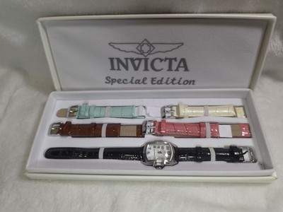 Womens INVICTA Lupah Special Edition Watch Set with Box + Bands NIB
