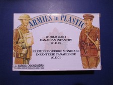 ARMIES IN PLASTIC 5408 WWI Canadian Exp. Force Infantry 1/32 F 20/ 10 P/ BRN