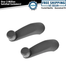 Manual Window Crank Handle Black Left Right LH RH Pair for Express Savana Saturn