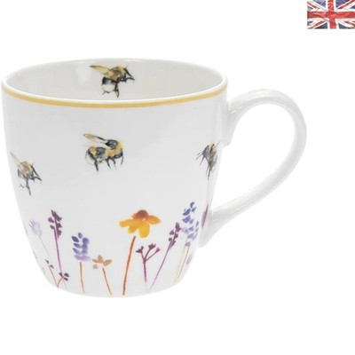 Busy Bees Frühstückstasse - Keramiktasse für elegante Heißgetränke