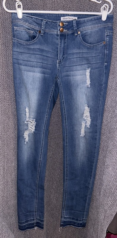 Salvage Denim Raw Edge Jeans, Size 9