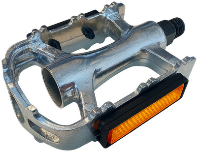 Pedaalset MTB/Trekking Edge Luxe aluminium - zilver