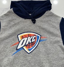 Oklahoma City Thunder Pullover Hoodie Sweatshirt Mens Medium New OKC Logo