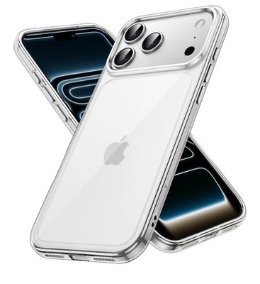 JETech Case iPhone 17 Pro Max Non-Yellowing, Shockproof, Anti-Scratch (Clear)