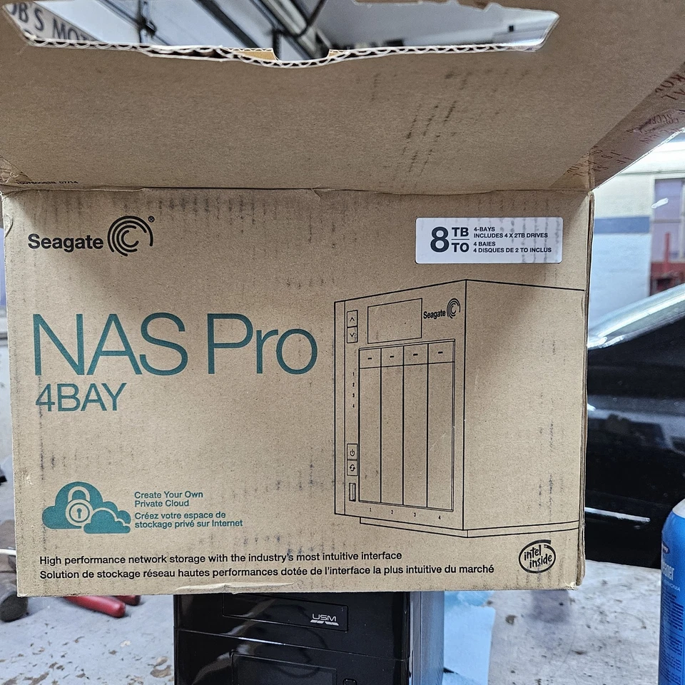 Seagate SRN04D 4-Bay NAS PRO WITH 3x 2TB BARRICUDAS 1x 750gb - 6.75TB TOTAL - Image 4 of 4