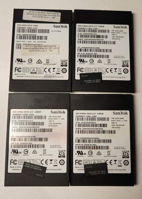 [LOT OF 4] SanDisk Z400s 128GB 2.5-inch SATA SSD SD8SBAT-128G