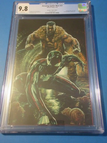 Amazing Spider-man #21 Rare 1:100 Bermejo virgin variant CGC 9.8 NM/M Gem Wow