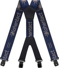Men s Industrial Strength Suspenders 2-Inch Wide X-Back Heavy Duty Braces Strong