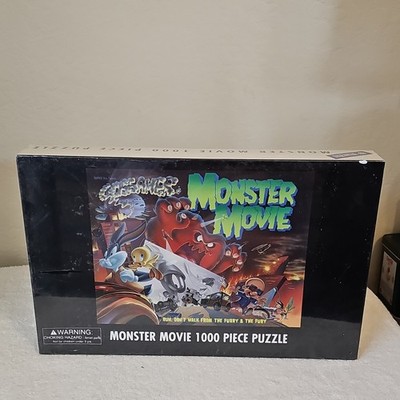 Warner Bros. Studio Store 1000-Piece Jigsaw Puzzle Monster Movie, 1998, Vintage