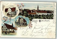 13649410 - 7465 Binsdorf Gasthaus zum Ochsen Gasthaus Stehle Wohnhaus Wwe.